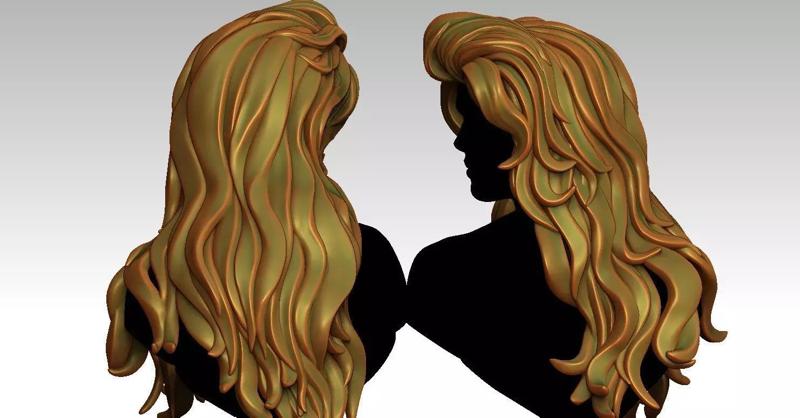 3D Hairstyles for girl V55
