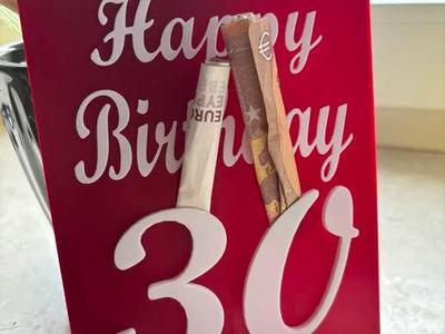 30th Birthday Money Gift