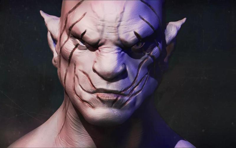 3D Printable Azog Bust - Iconic Villain from The Hobbit Universe