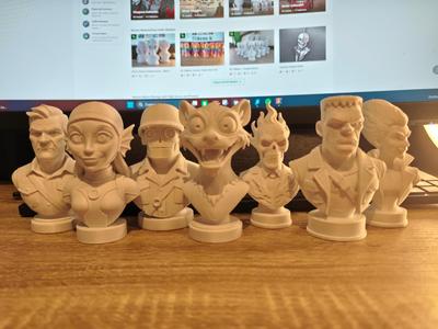 Creature Commandos Bust Set