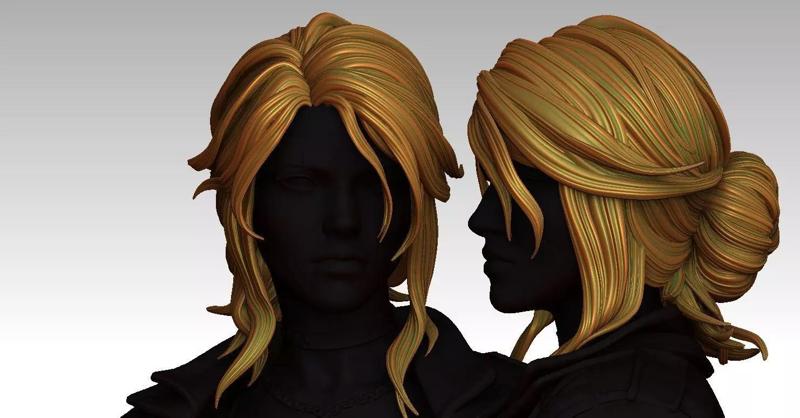 3D Hairstyles for girl V96