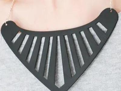 Geometric Statement Necklace
