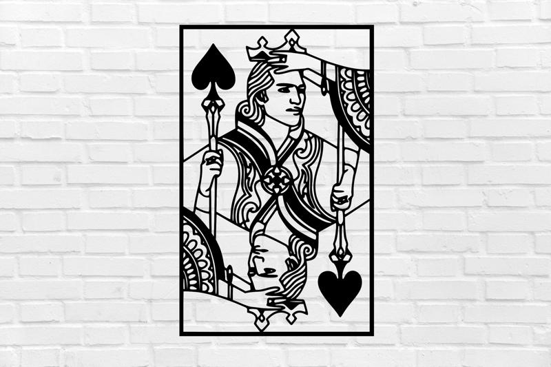 WALL DECORATION casino carte roi