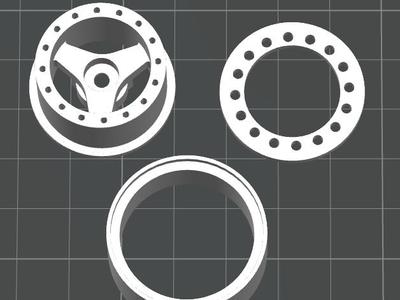 1.0 deep dish tri spoke 15H Injora/MOFO pattern