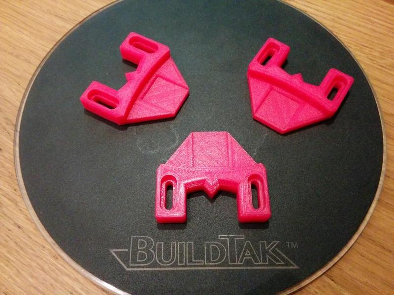 Round bed holder for kossel mini