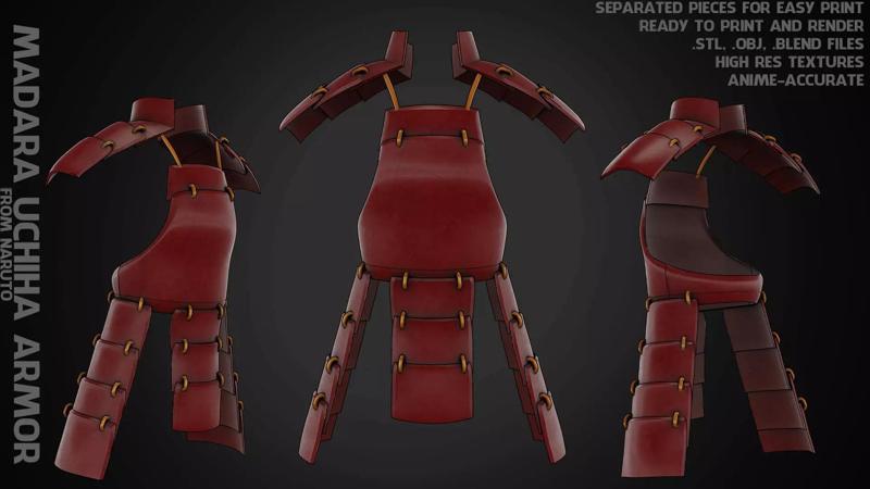 Naruto Madara Uchiha Armor for Cosplay