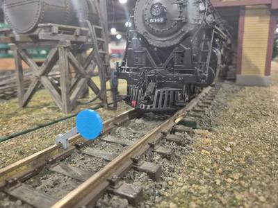 Derail Sign On Rail H0/HO/1:87