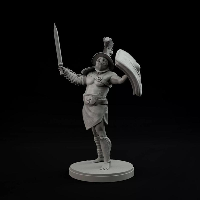 Murmillo Roman gladiator miniature