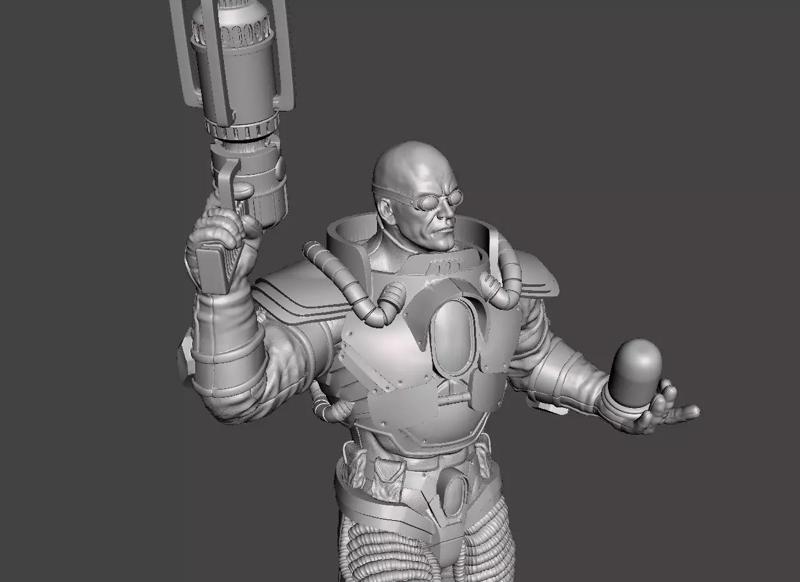 mr freeze sideshow 3d model for 3d print