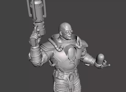 mr freeze sideshow 3d model for 3d print