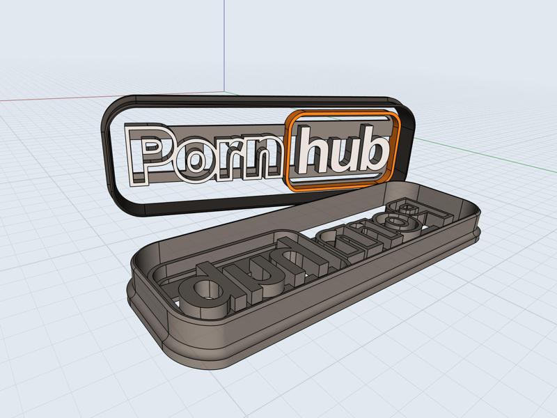 File STL - Cookie cutter PORNHUB