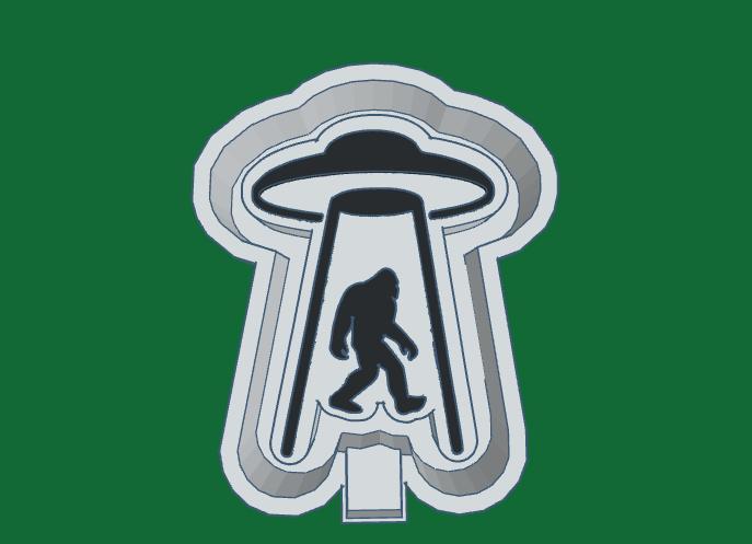 UFO Bigfoot - Freshie Mold Housing