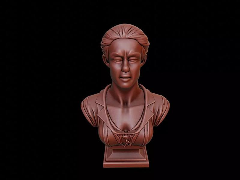 Marie Curie Bust