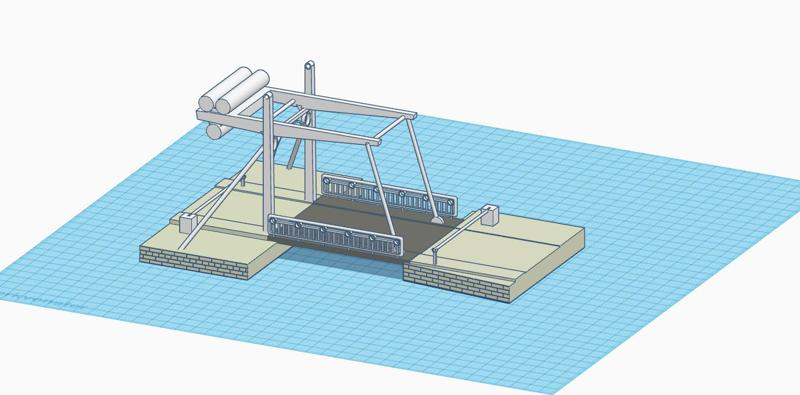 Dutch Bridge in H0 1:87 Construction Kit