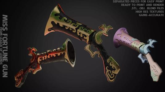 League of Legends Miss Fortune Gun for Cosplay