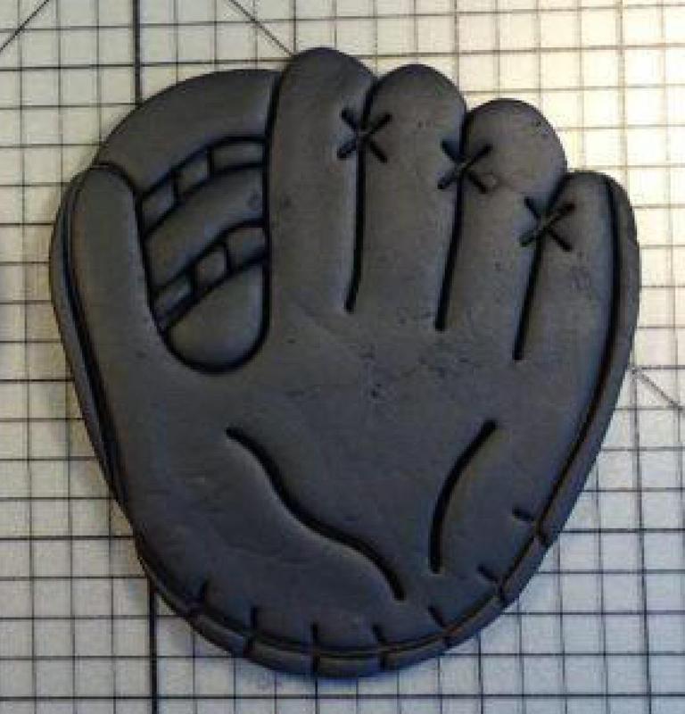 🧤 Home Run Baseball Mitt Cookie Cutter & Stamp