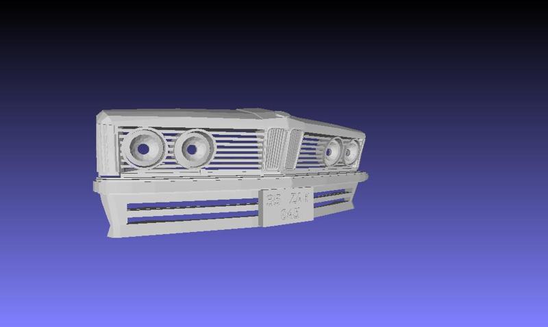 BMW 6.35 CSI E24 PRINTABLE CAR BODY