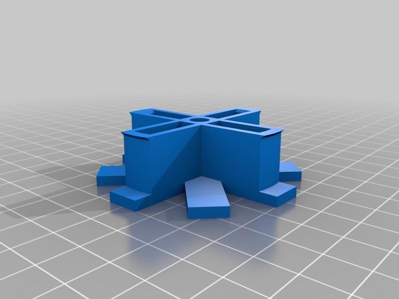 Parametric spool brackets for Bukobot filament spool holder