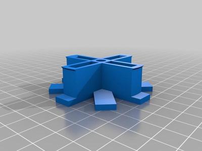 Parametric spool brackets for Bukobot filament spool holder