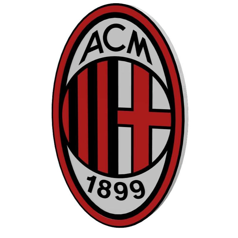 3D MULTICOLOR LOGO/SIGN - AC Milan