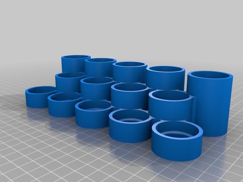 Essential oil counter display