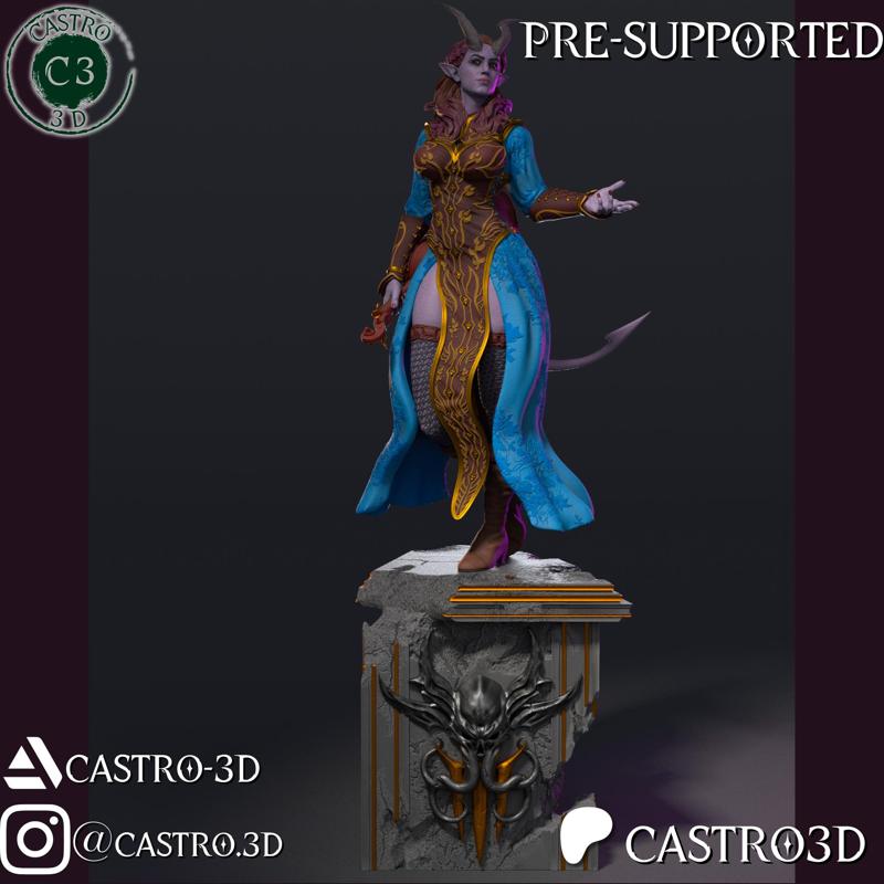 Alfira The Bard of Elturel - Baldurs Gate 3 Miniature Collection 3D print model