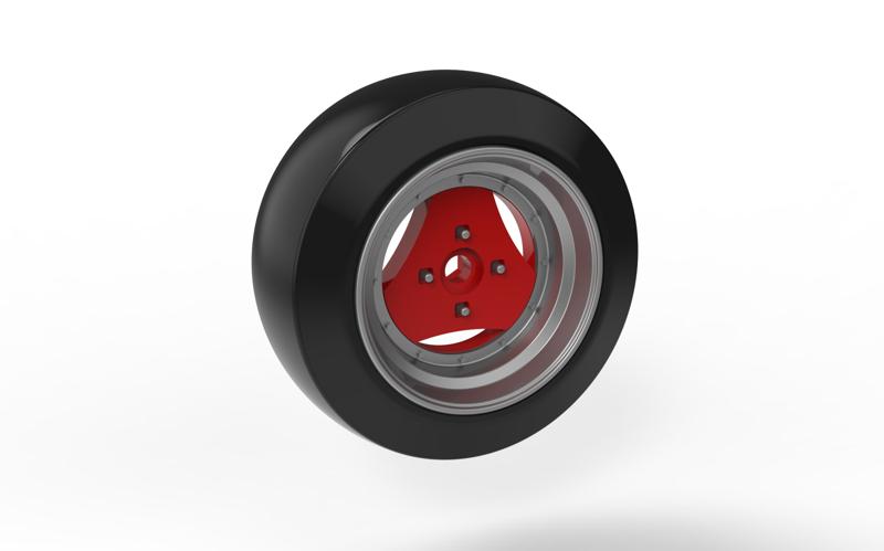 ADVAN A3A - 15" - LDRC - 1:18 WHEEL AND TYRE