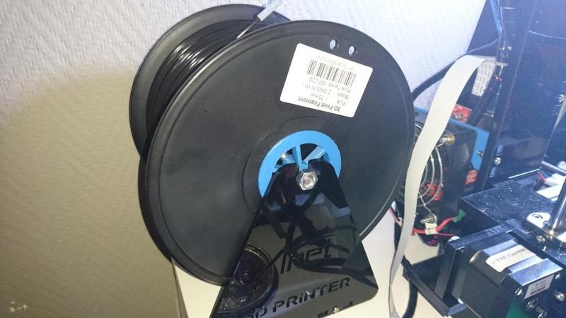 threaded rod guide wheel 7mm to 50mm spool - roue de guidage tige filetée 7mm pour bobine 50mm