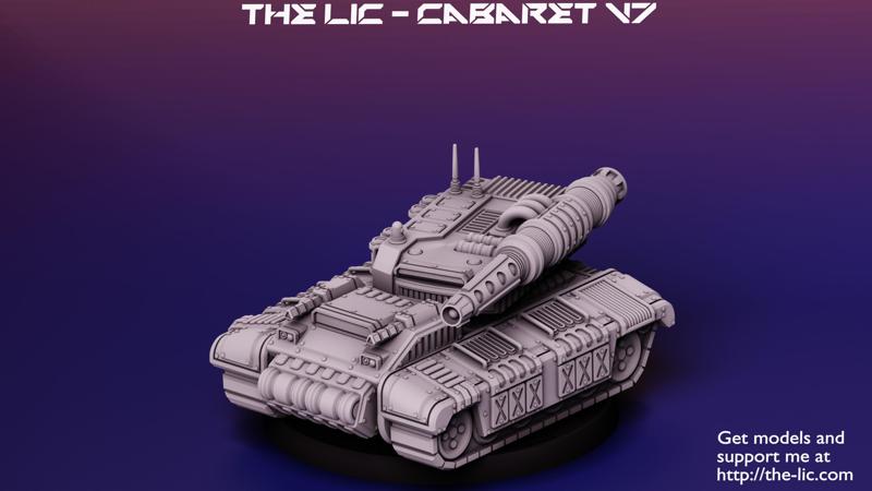 The LIC - Cabaret V7 Medium Tank