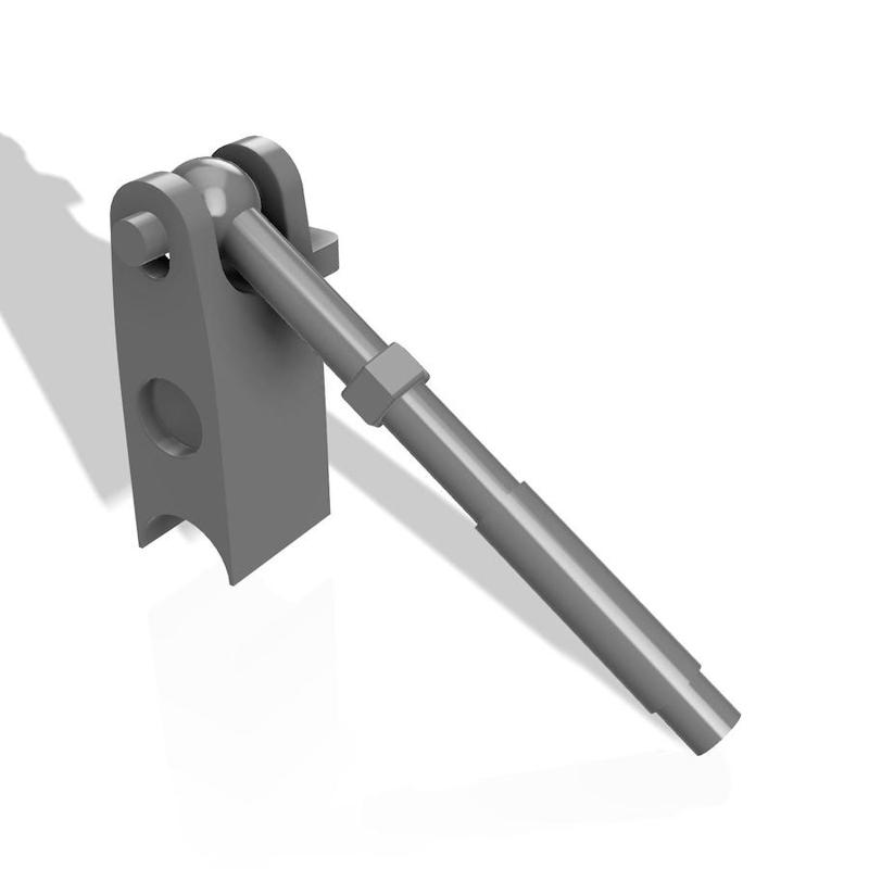 Spitfire flap control rod 1/32