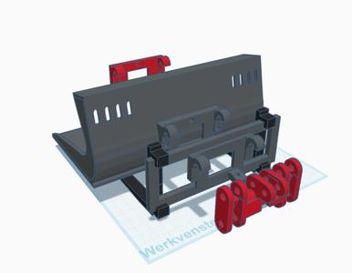 quick coupler  dutch bucket and forks volvo l260h double e