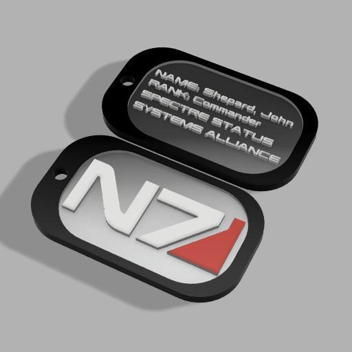 Mass Effect - Shepard's Dogtags