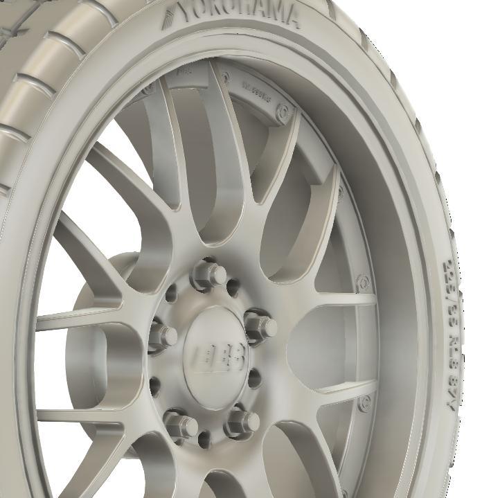 1/24 18x8 BBS RS-GT wheels