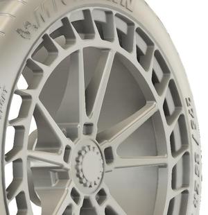 1/64 20x10/21x13 Porsche 911 (992) GT3 RS Wheel Set- Advant Garde SRX01