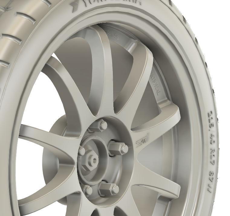 1/24 17x7.5 Subaru Impreza WRX STI S202 Limted wheels