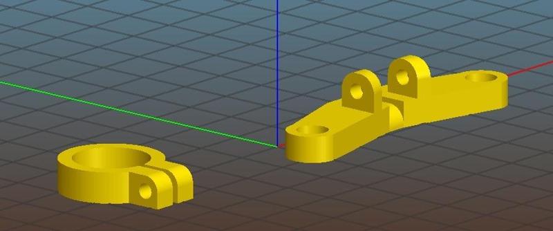 EMAX Nighthawk 250 Fatshark 600TVL FPV camera mount