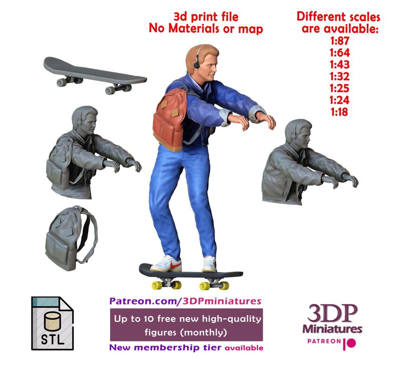 Marty McFly Back to the future skating