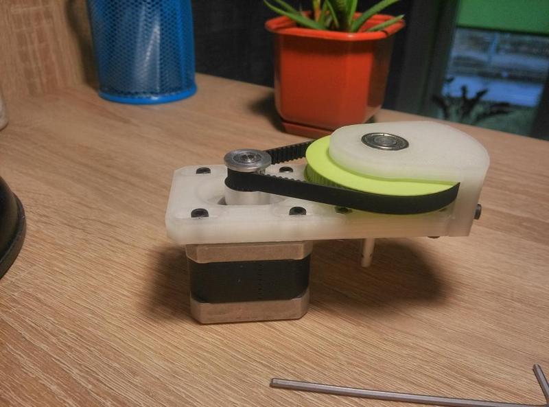 Nema 17 belted reduction gear