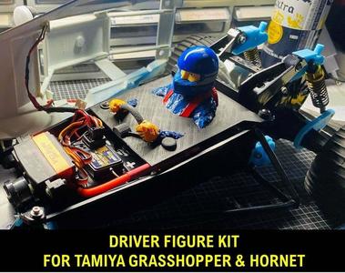 Tamiya Grasshopper upgrades : Driver figure set