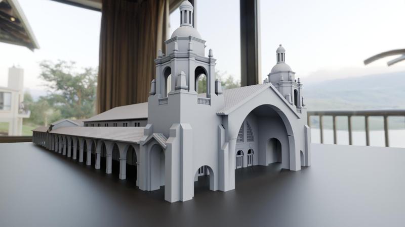 San Diego Santa train station at N Scale