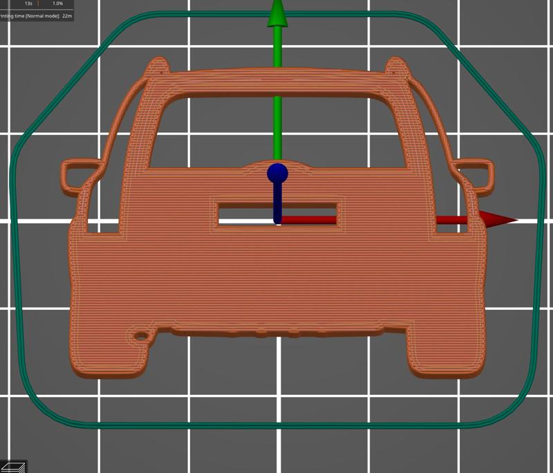Volvo XC70 2001-2008 rear silhouette