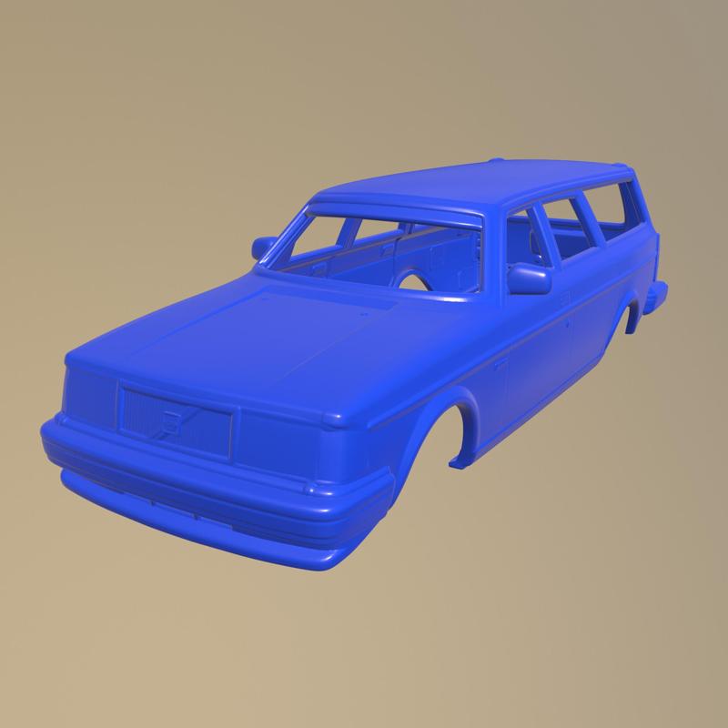 Volvo 245 wagon 1984 printable car body