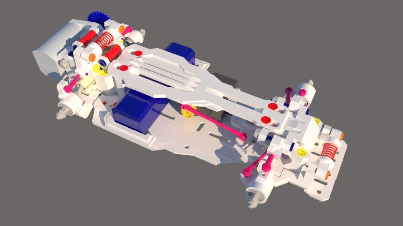 Leya Excaizer - 1:24 Scale RWD Drift Chassis (WLToys K989 Super Conversion Kit)