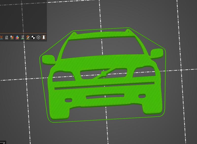 Volvo XC90 toothpaste squeezer