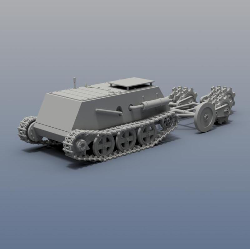 Sd. Kfz. 300 B1  ( Bogward B1 Minenräumwagen ) in 1/35