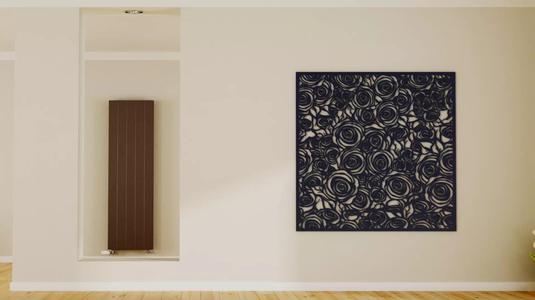 Halftone wall sticker Rose