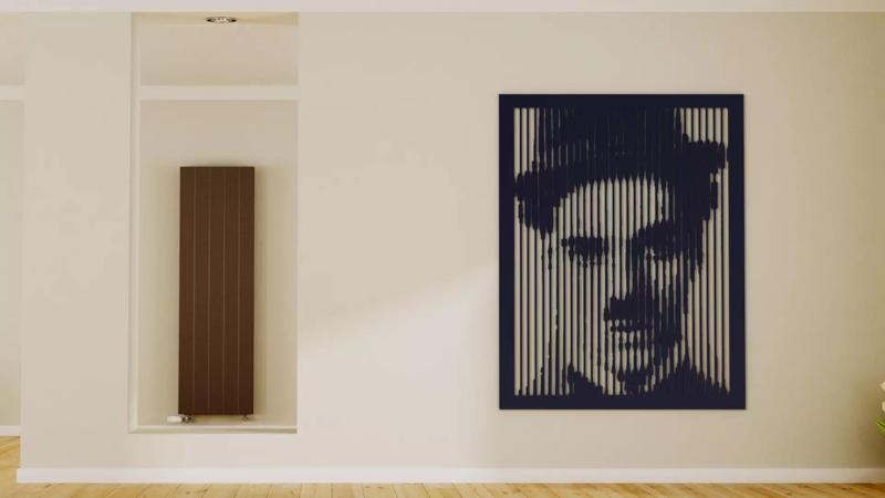 Halftone wall sticker Charlie Chaplin