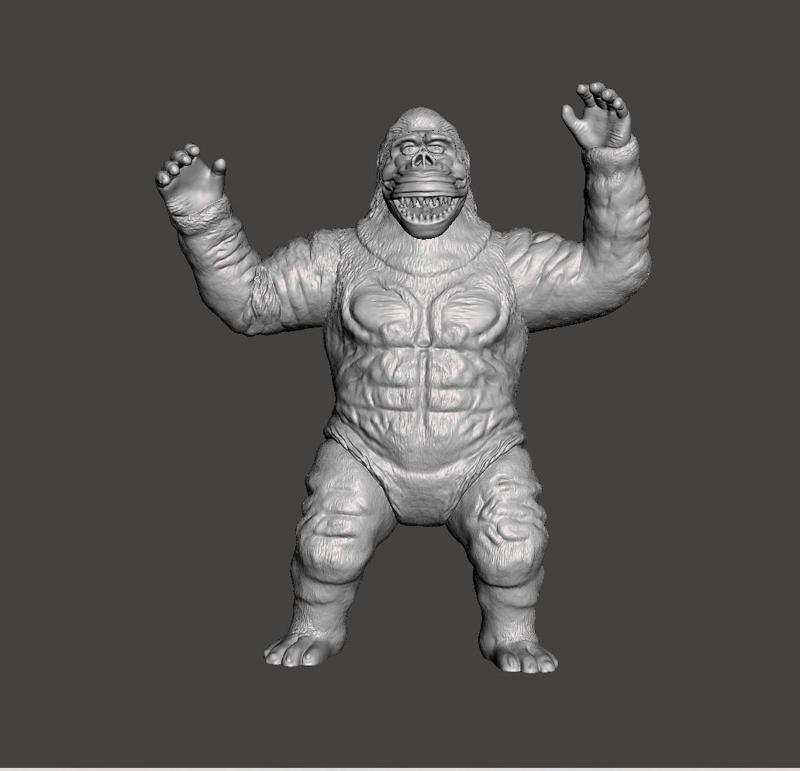 FAN ART KING KONG ESCAPES 1967 MOVIE KAIKU