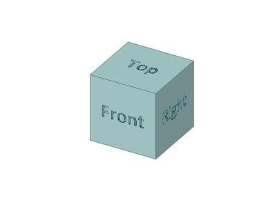 10mm Calibration and Orientation Cube