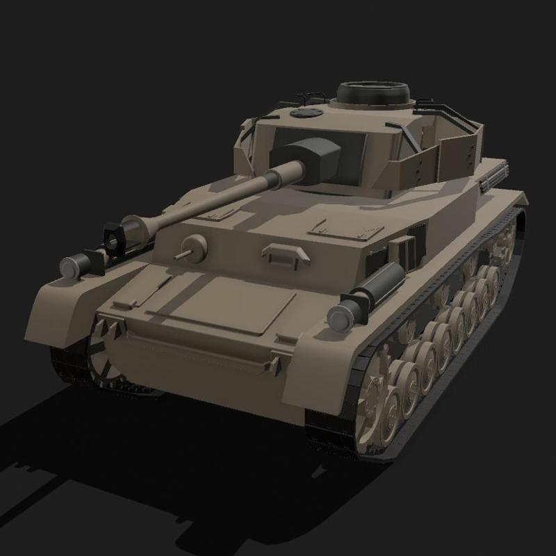 Panzer IV Tank ( 1/18 Scale Prop )